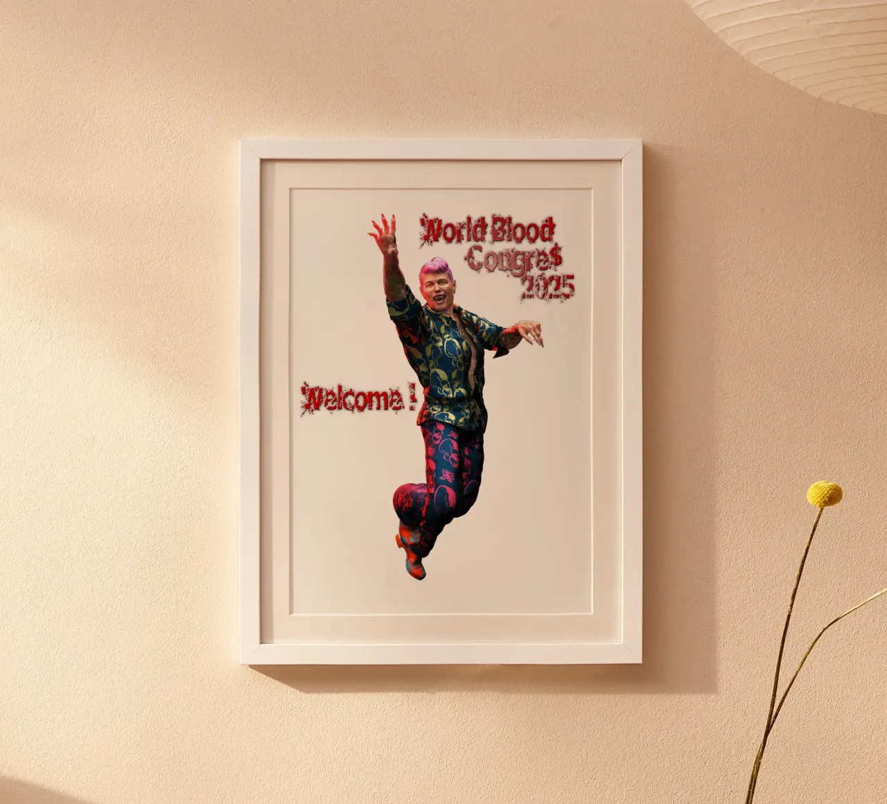 Simpatia per il diavolo poster con telaio in plastica da the-witcher