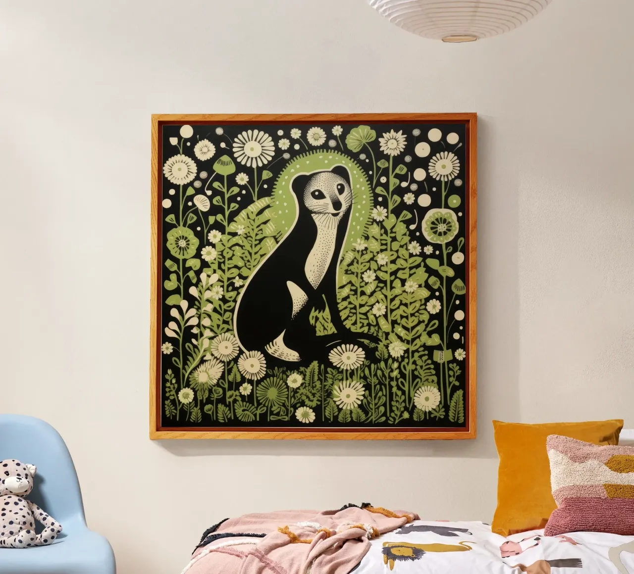 Furetto verde plexiglass da Minimal Animal Art