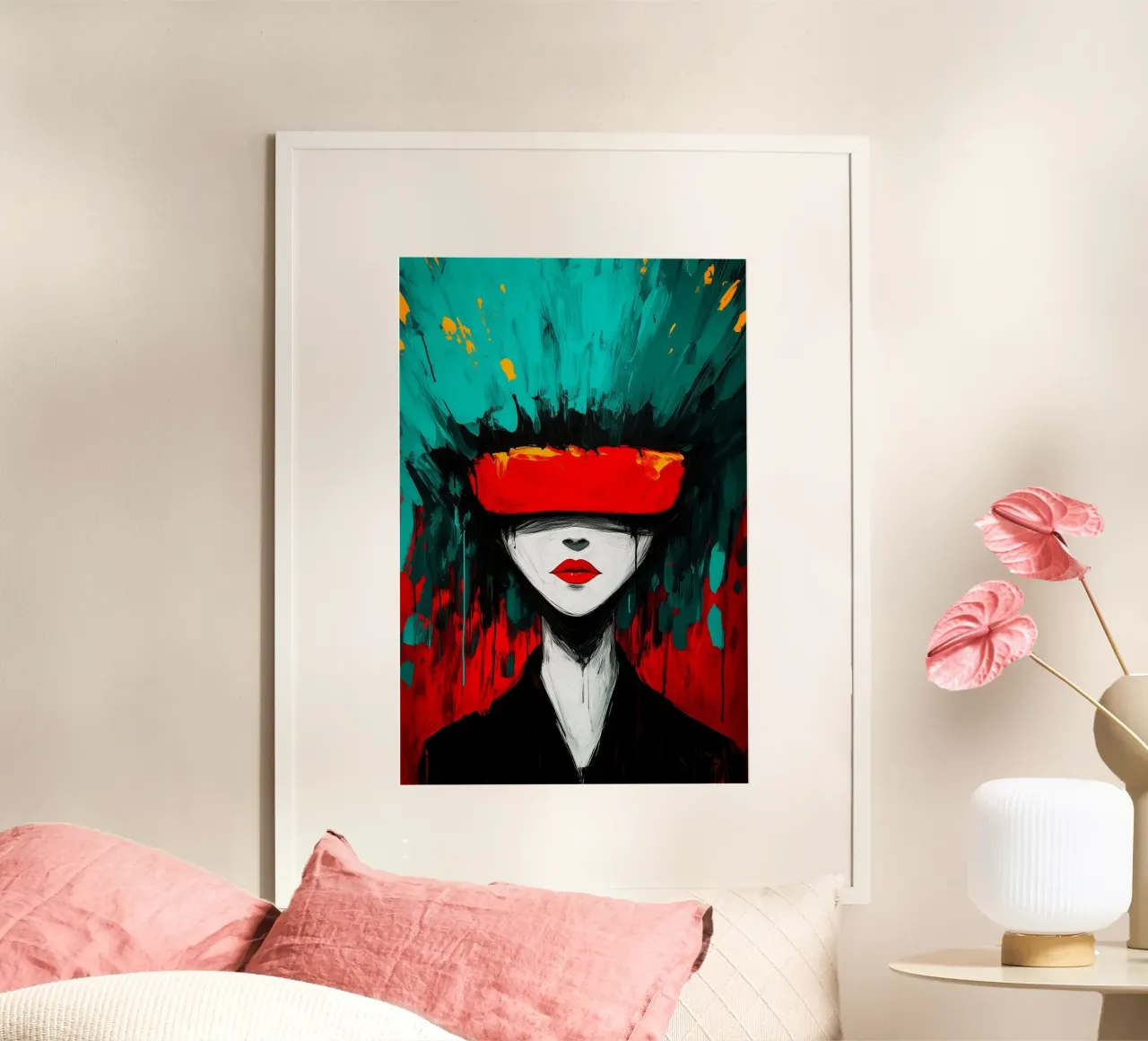 Realtà cieca poster con telaio in plastica da melipo-art