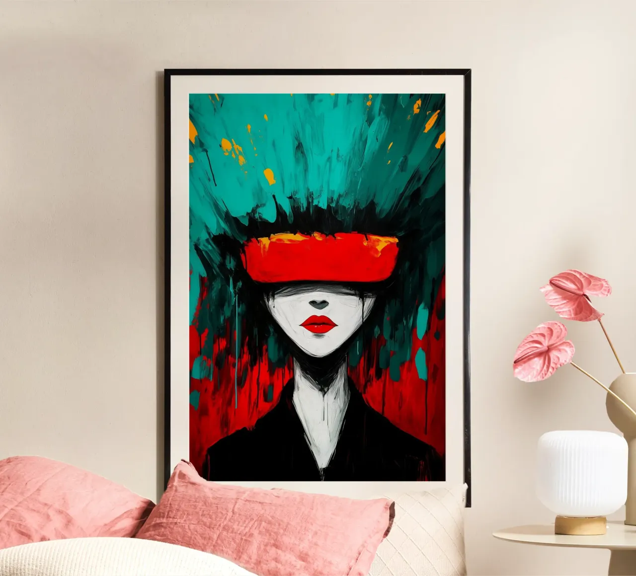 Realtà cieca poster con telaio in plastica da melipo-art