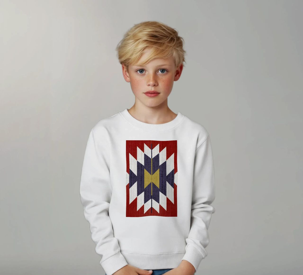 Print 89 felpa bambino da Lila x Lola