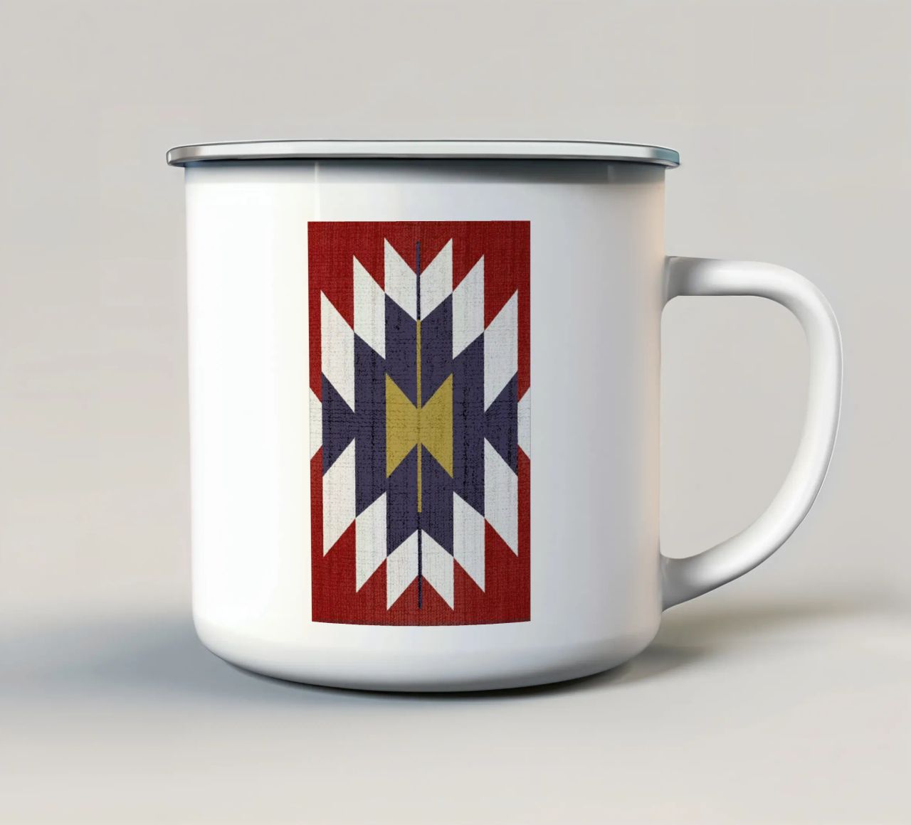 Print 89 tazza in smalto da Lila x Lola