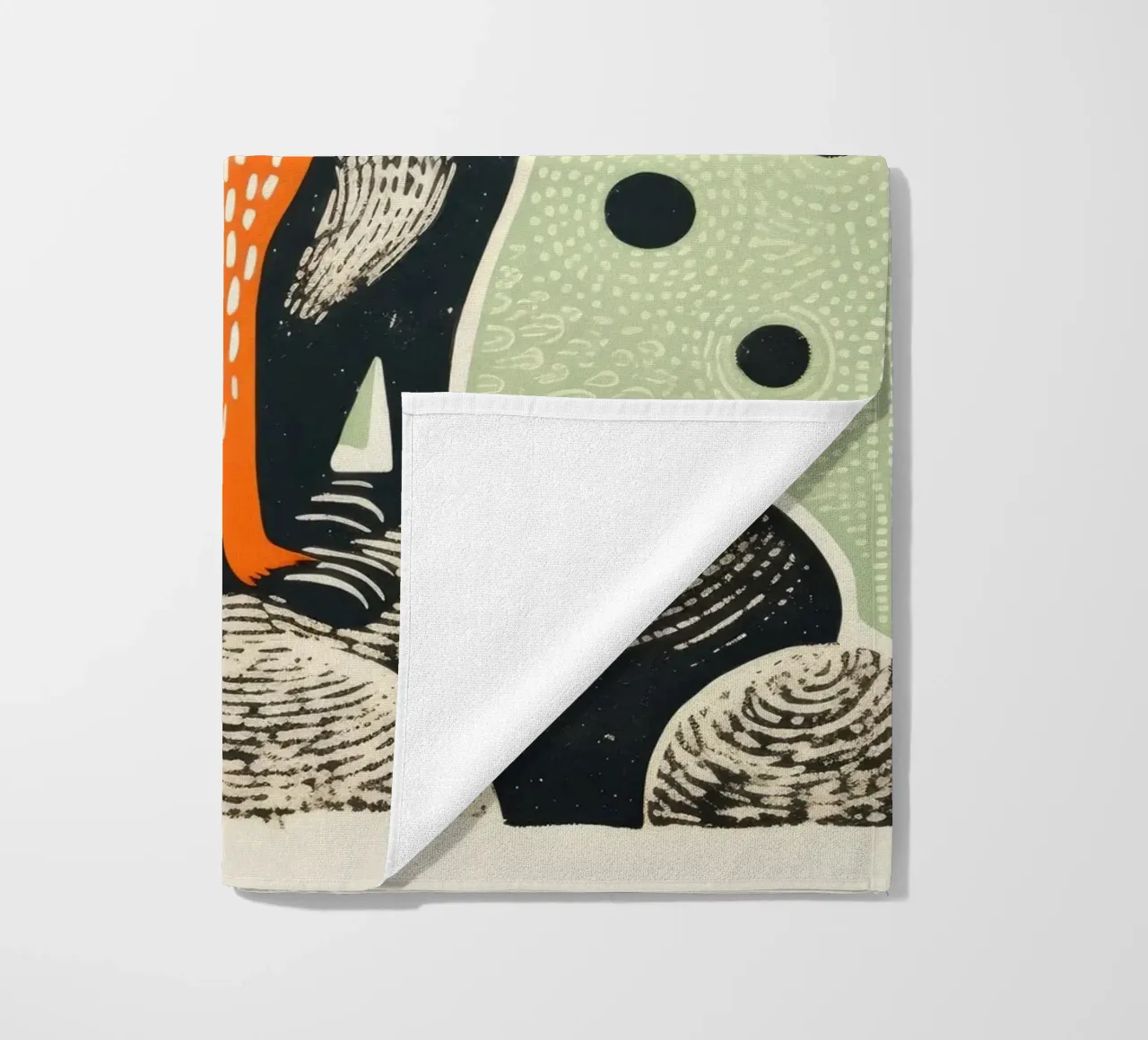 Volpe verde 1 telo mare da Minimal Animal Art