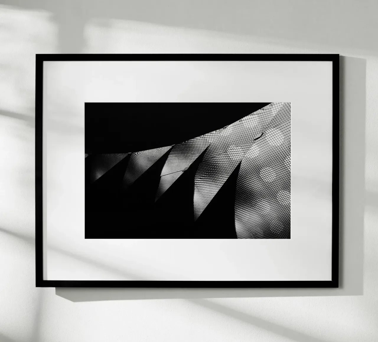 Abstract Photo - Roof Lights poster con telaio in plastica da adrianooliveiraphoto