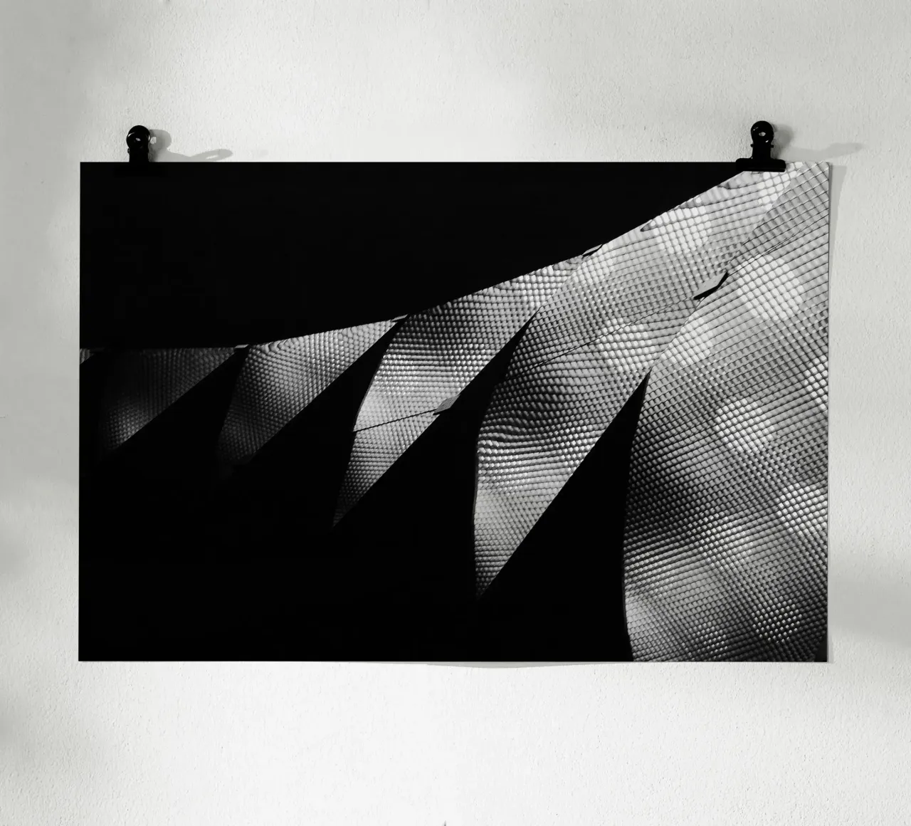 Abstract Photo - Roof Lights poster con telaio in plastica da adrianooliveiraphoto