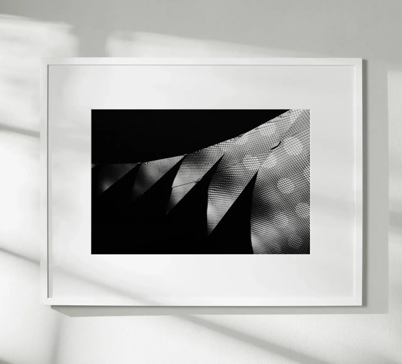 Abstract Photo - Roof Lights poster con telaio in plastica da adrianooliveiraphoto