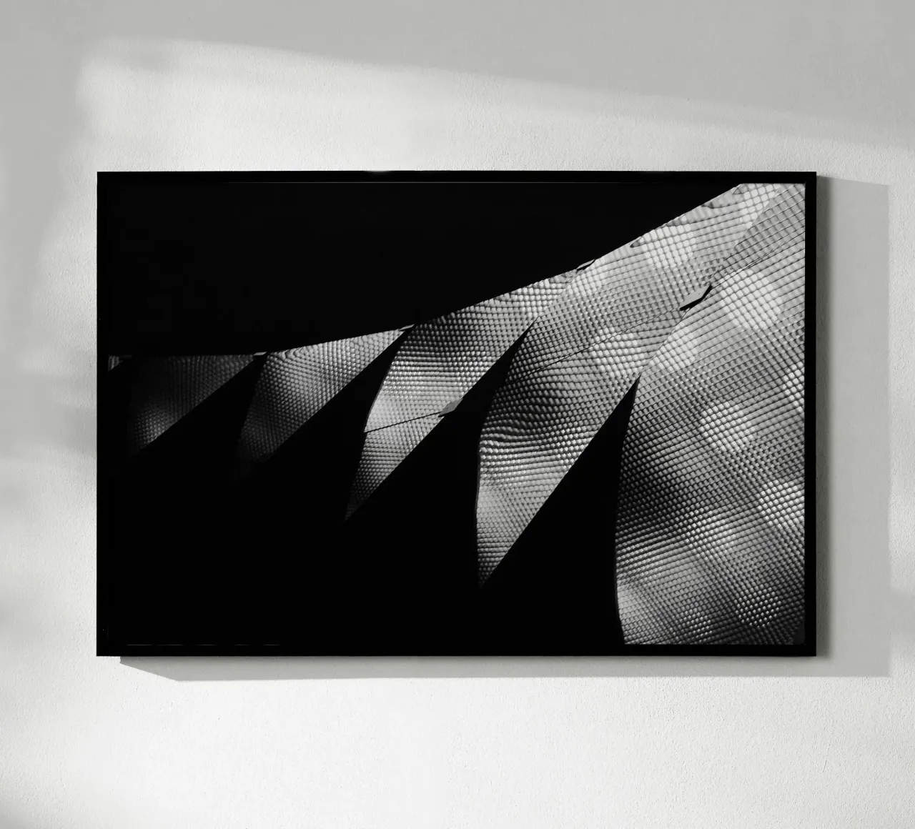 Abstract Photo - Roof Lights poster con telaio in plastica da adrianooliveiraphoto