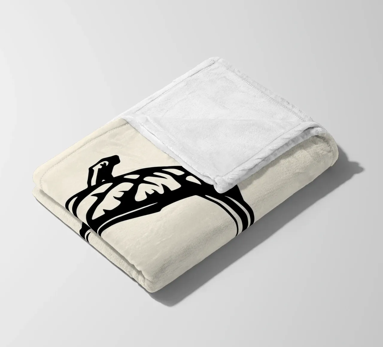 Illustrazione dettagliata di una singola ghianda in bianco e nero coperta in pile da DesignDoodle