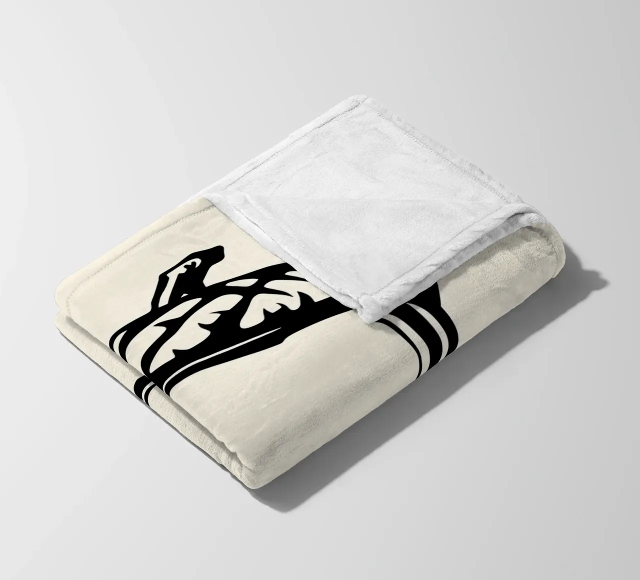 Illustrazione dettagliata di una singola ghianda in bianco e nero coperta in pile da DesignDoodle