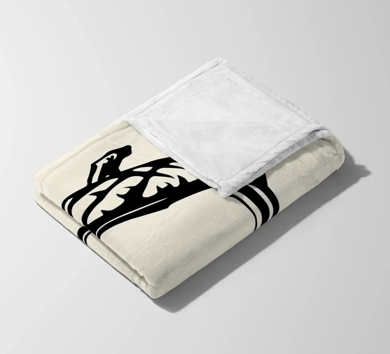 Illustrazione dettagliata di una singola ghianda in bianco e nero coperta in pile da DesignDoodle
