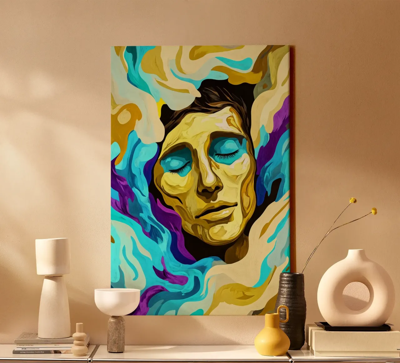 Träume aus Licht und Schatten Leinwand von melipo-art