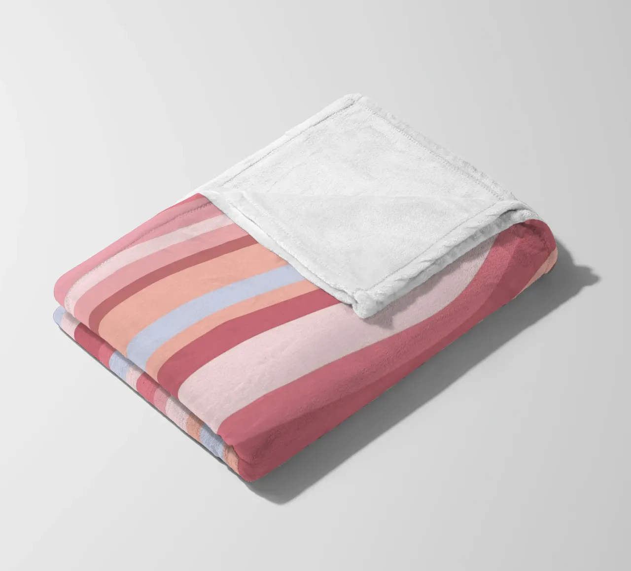 Groovy Red Pastell coperta in pile da BAINAI