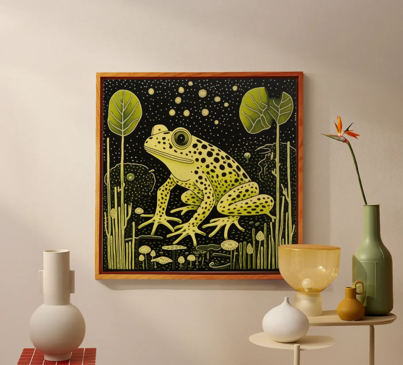 Green Frog plexiglass da Minimal Animal Art