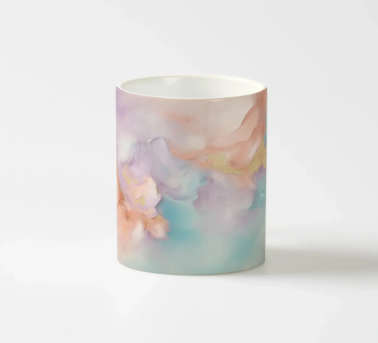 Peinture abstraite douce mug en céramique de Carinaprint