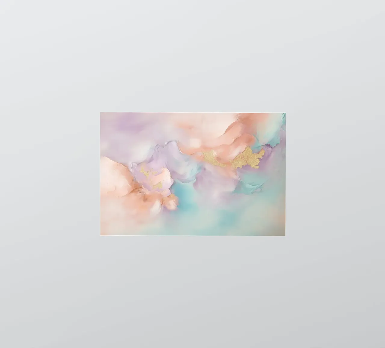 Peinture abstraite douce autocollant de Carinaprint