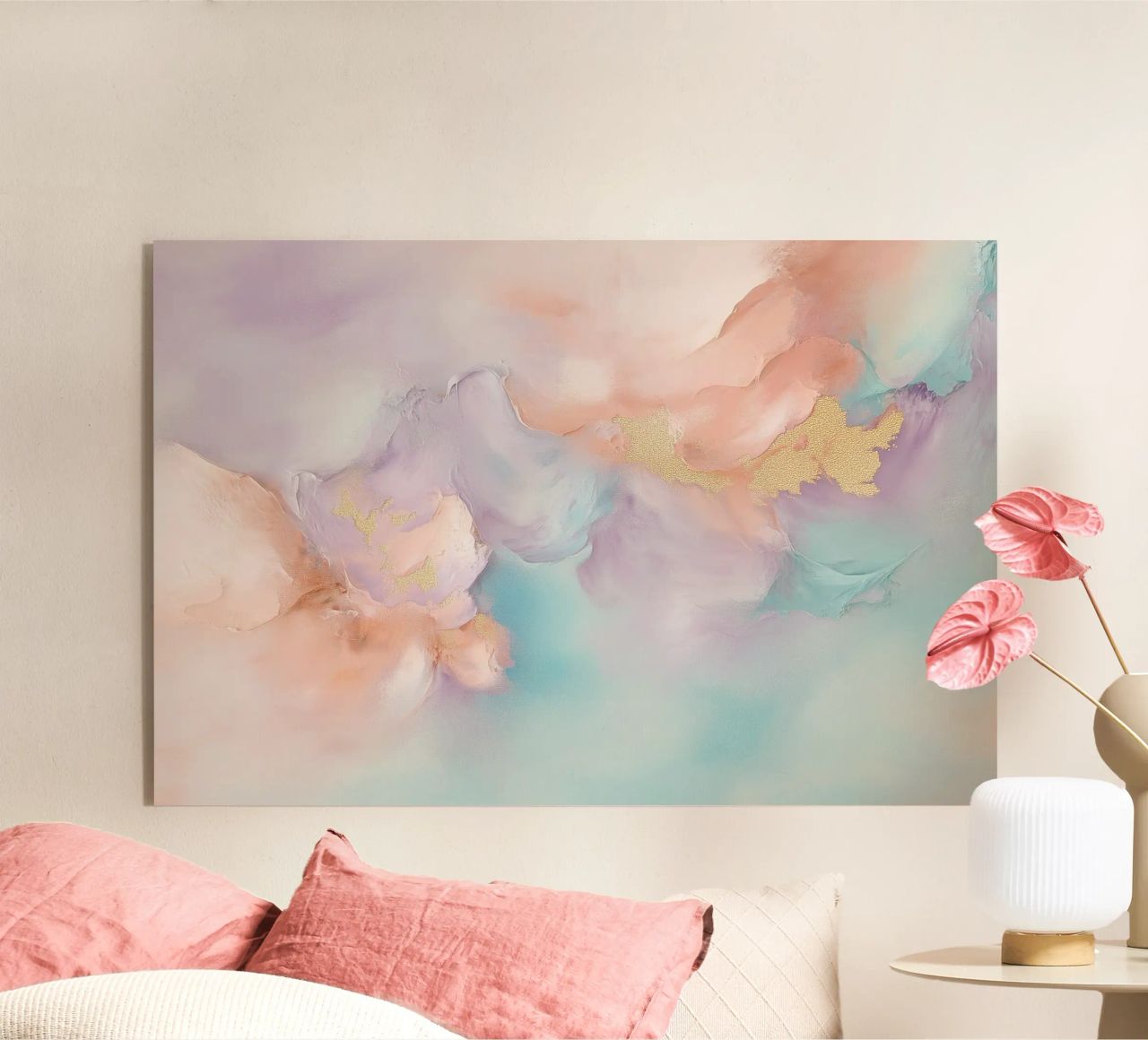 Pintura abstracta suave metacrilato de Carinaprint