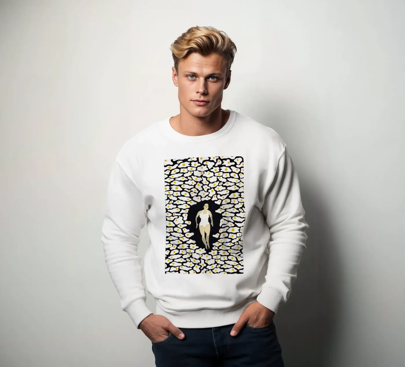 Surrounded sweatshirt van Amalia Restrepo