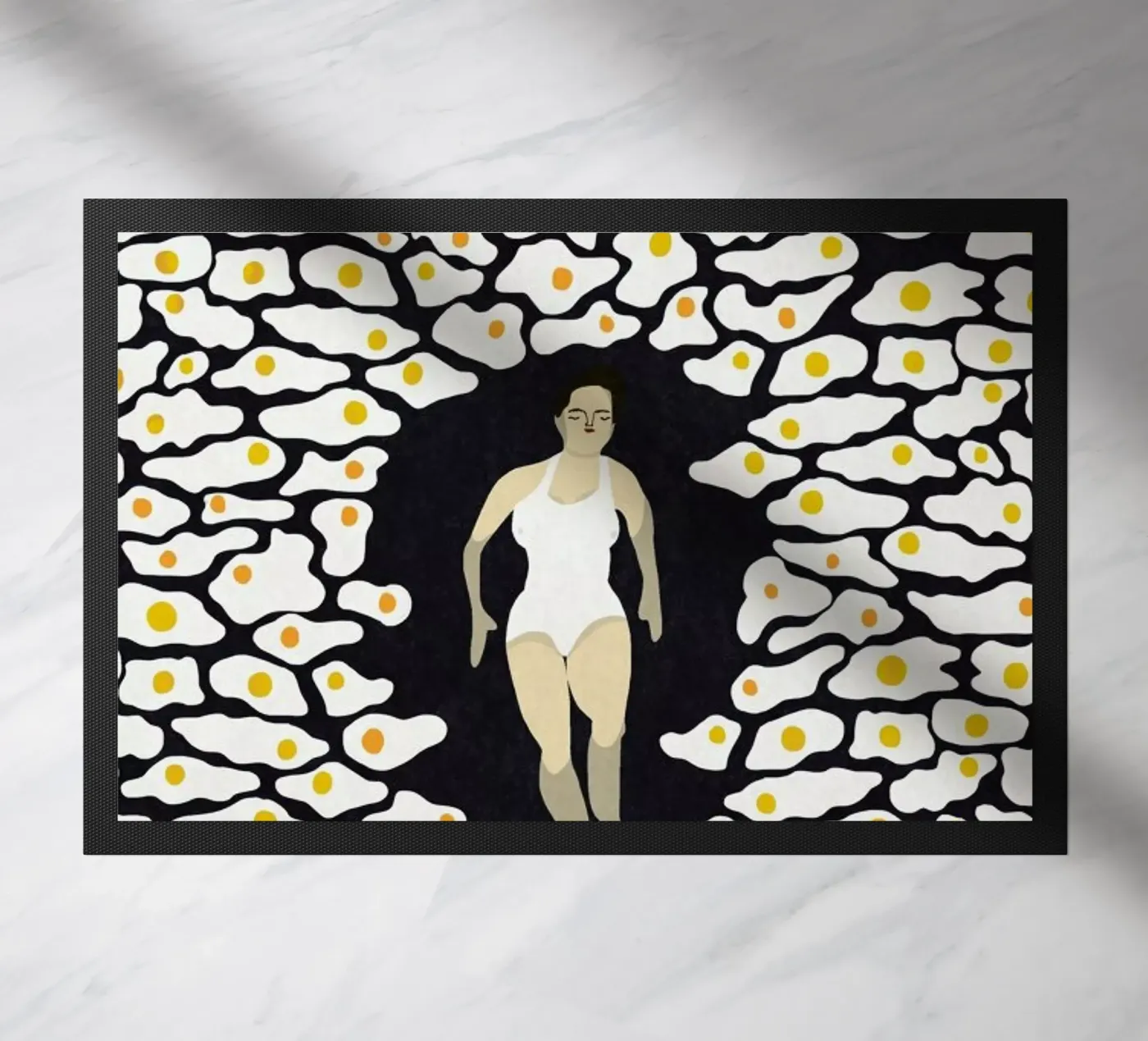 Surrounded Fußmatte von Amalia Restrepo