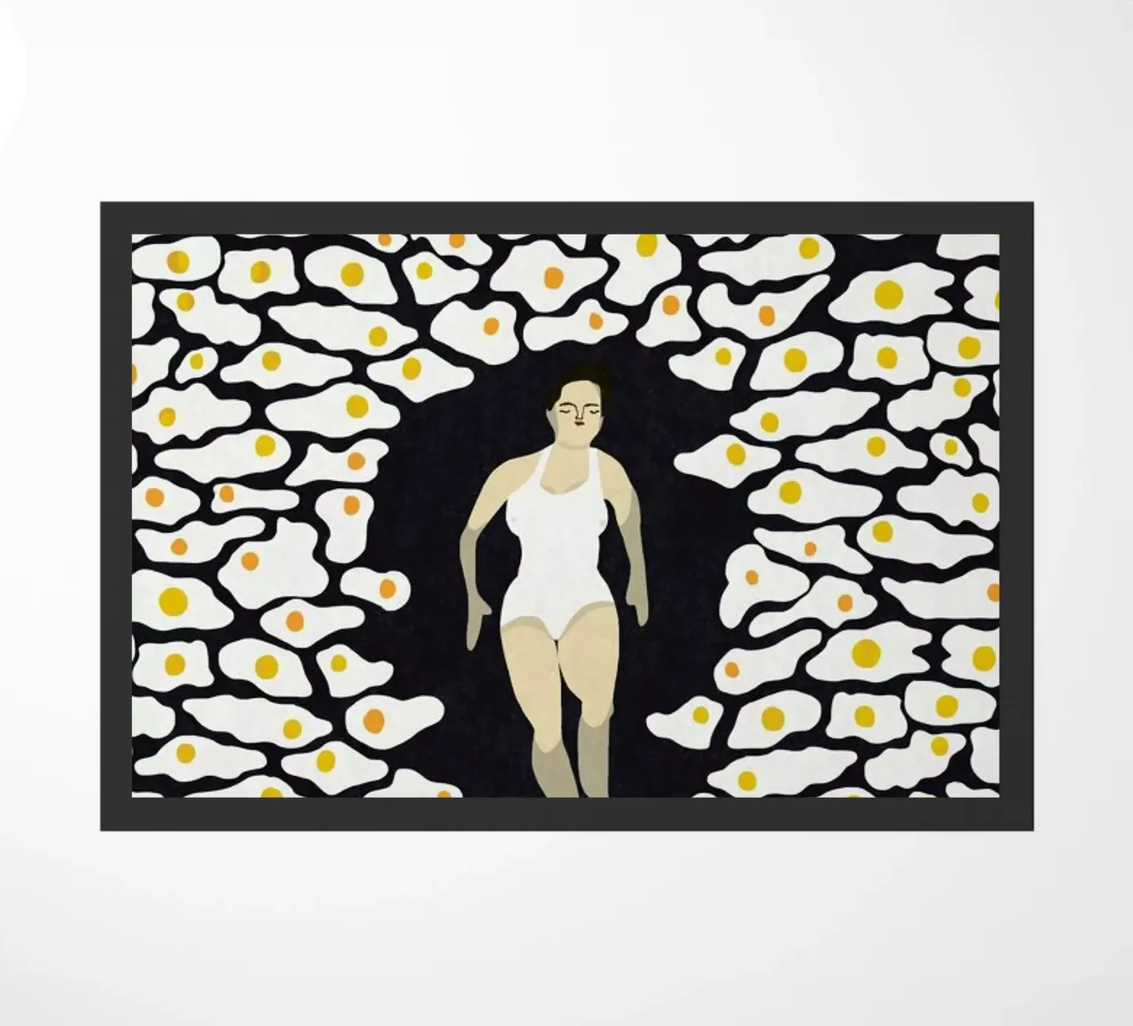 Surrounded doormat by Amalia Restrepo