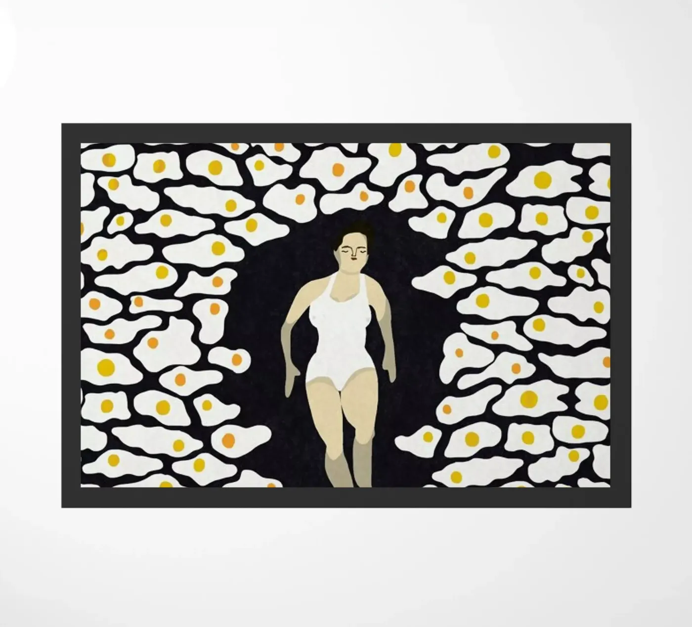 Surrounded doormat by Amalia Restrepo