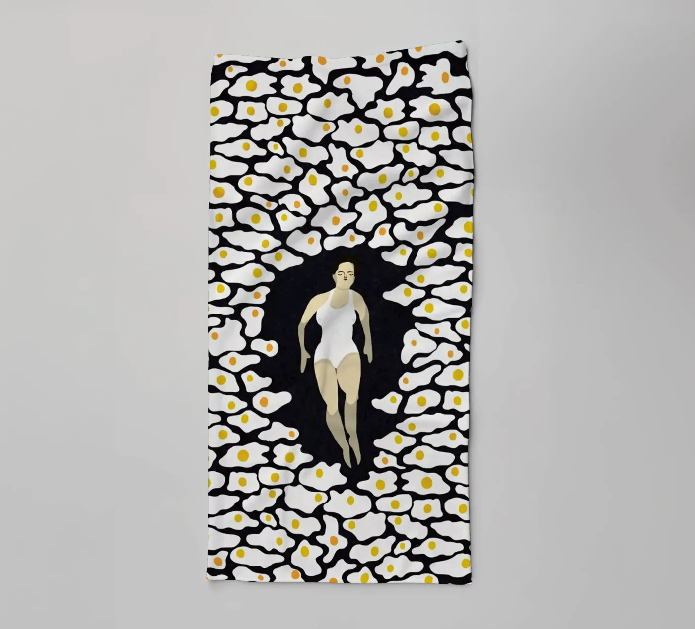 Surrounded towel by Amalia Restrepo