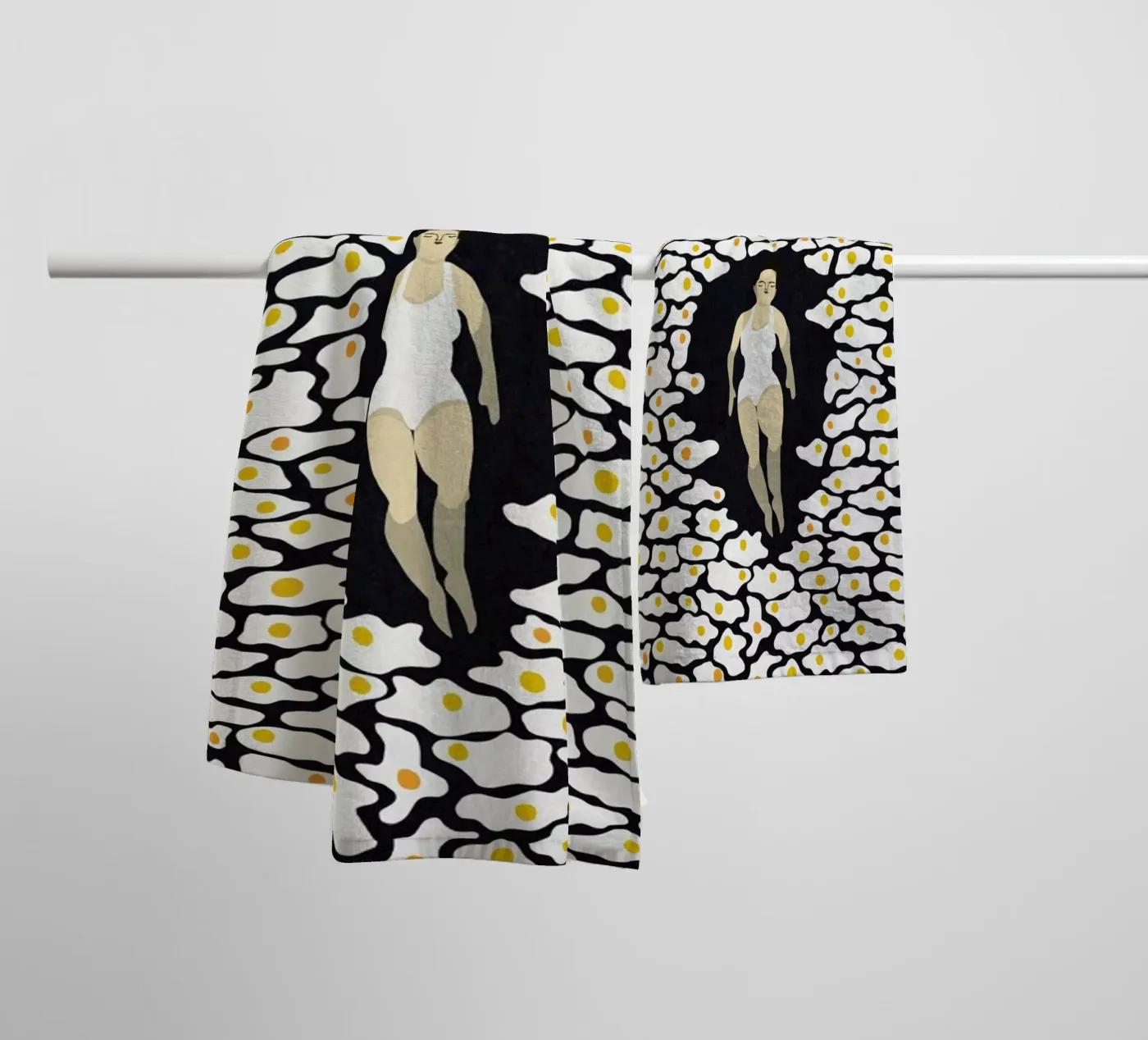 Surrounded towel by Amalia Restrepo