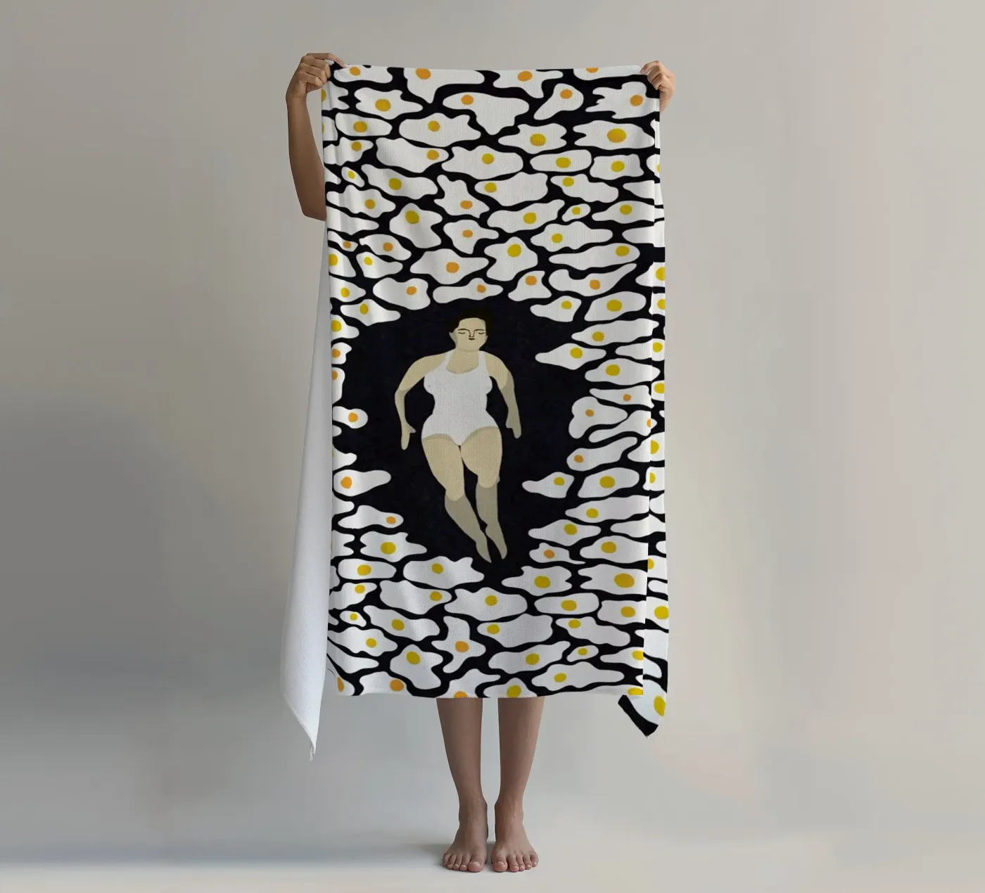 Surrounded serviette de plage de Amalia Restrepo