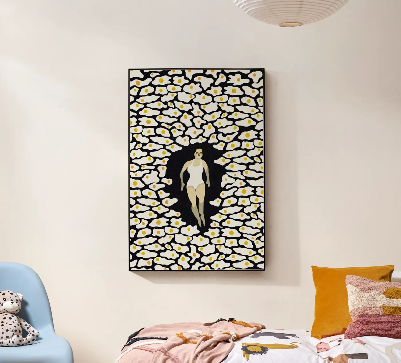 Surrounded acryl van Amalia Restrepo
