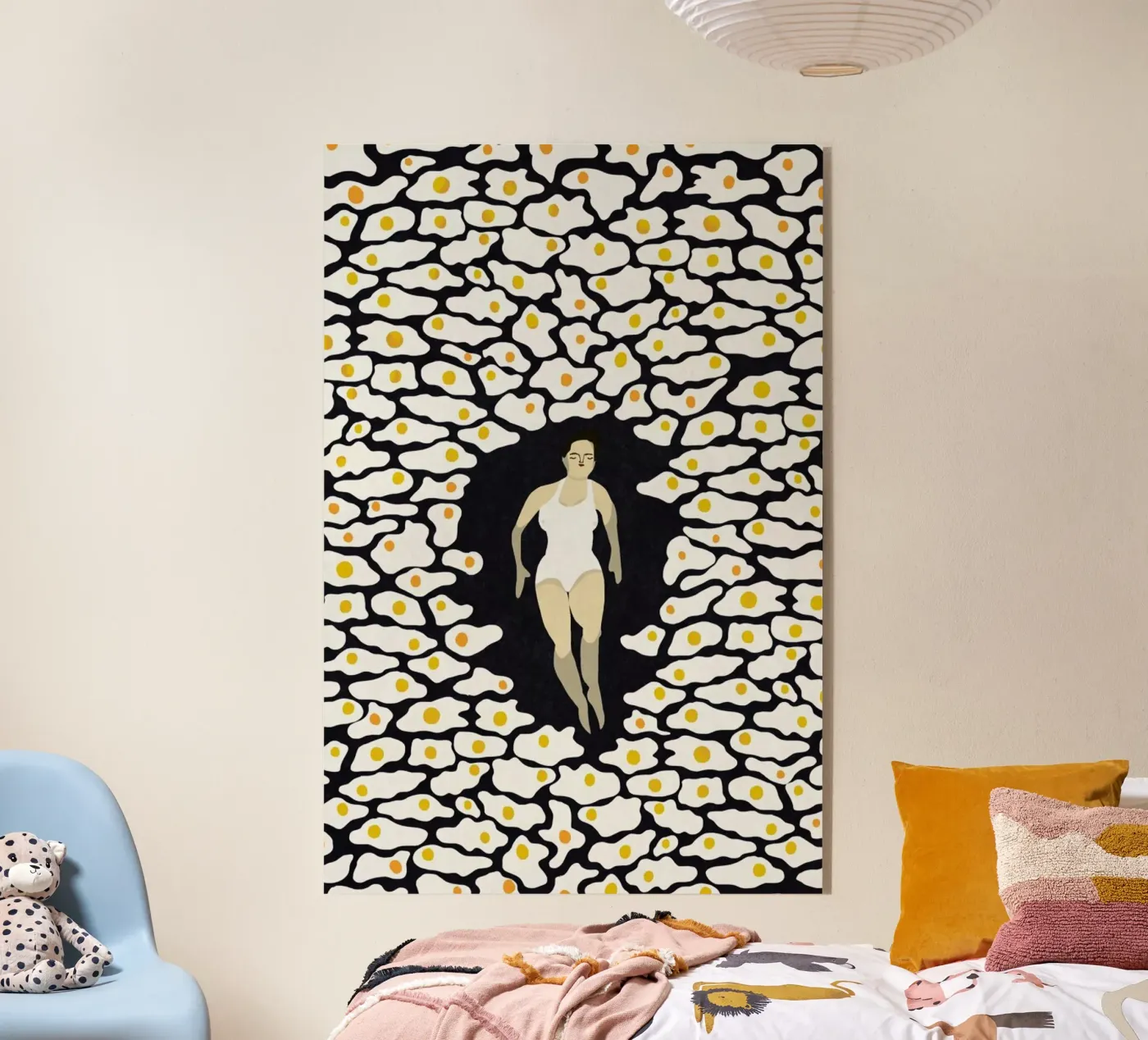 Surrounded acryl van Amalia Restrepo