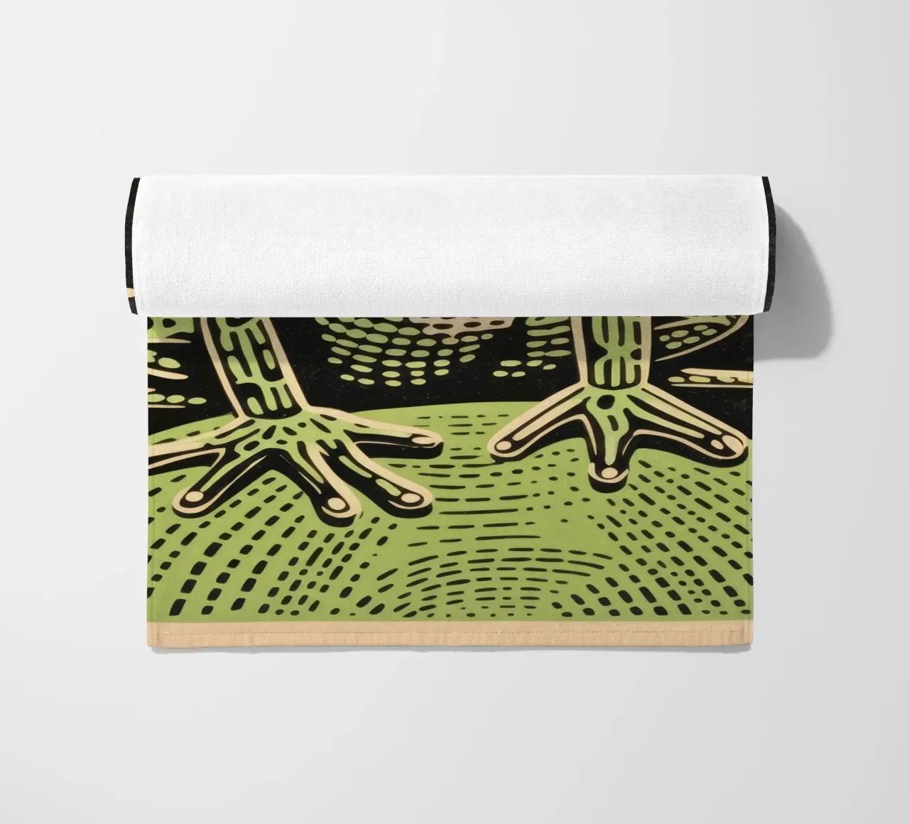 Rana verde 4 telo mare da Minimal Animal Art