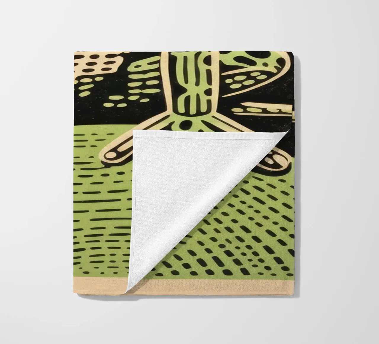 Rana verde 4 telo mare da Minimal Animal Art