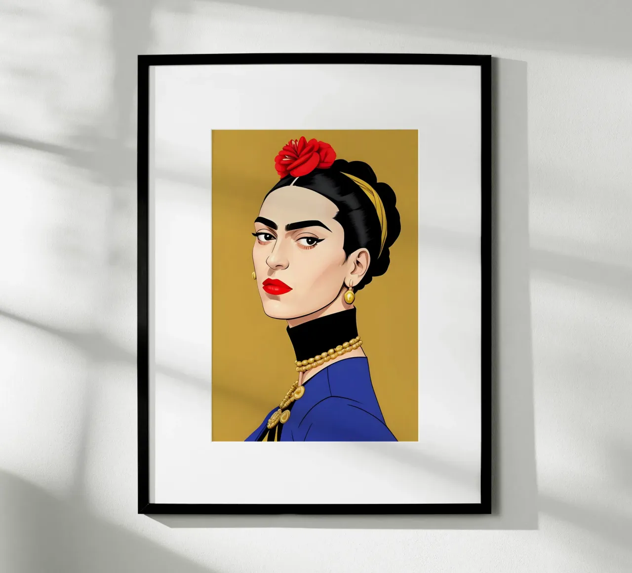RITRATTO DI FRIDA KAHLO carta hahnemühle da ART DECO