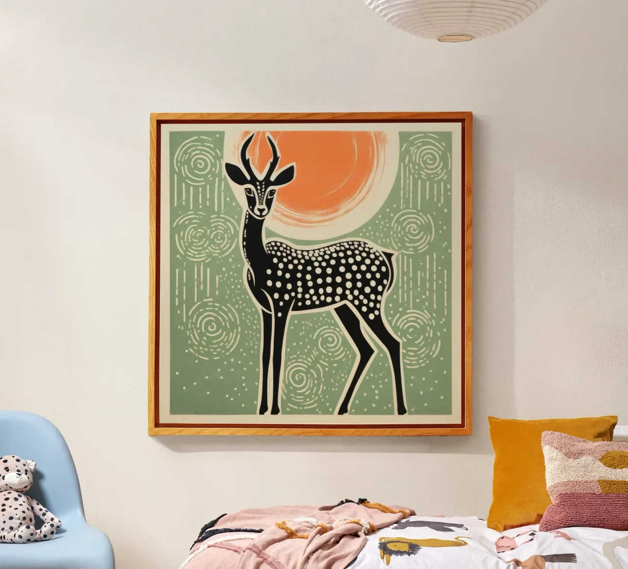 Gazzella verde plexiglass da Minimal Animal Art