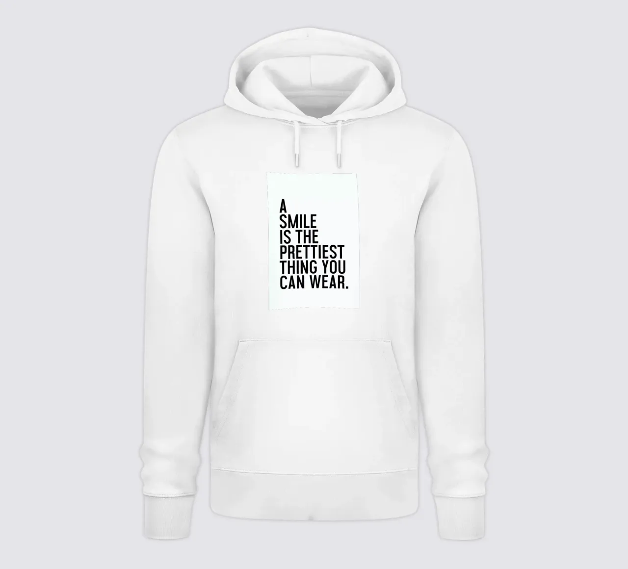 A Smile Is The Prettiest felpa con cappuccio da Honeymoon Hotel