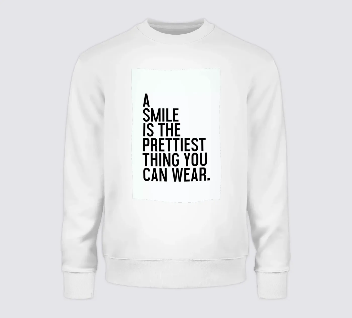 A Smile Is The Prettiest Sweatshirt von Honeymoon Hotel
