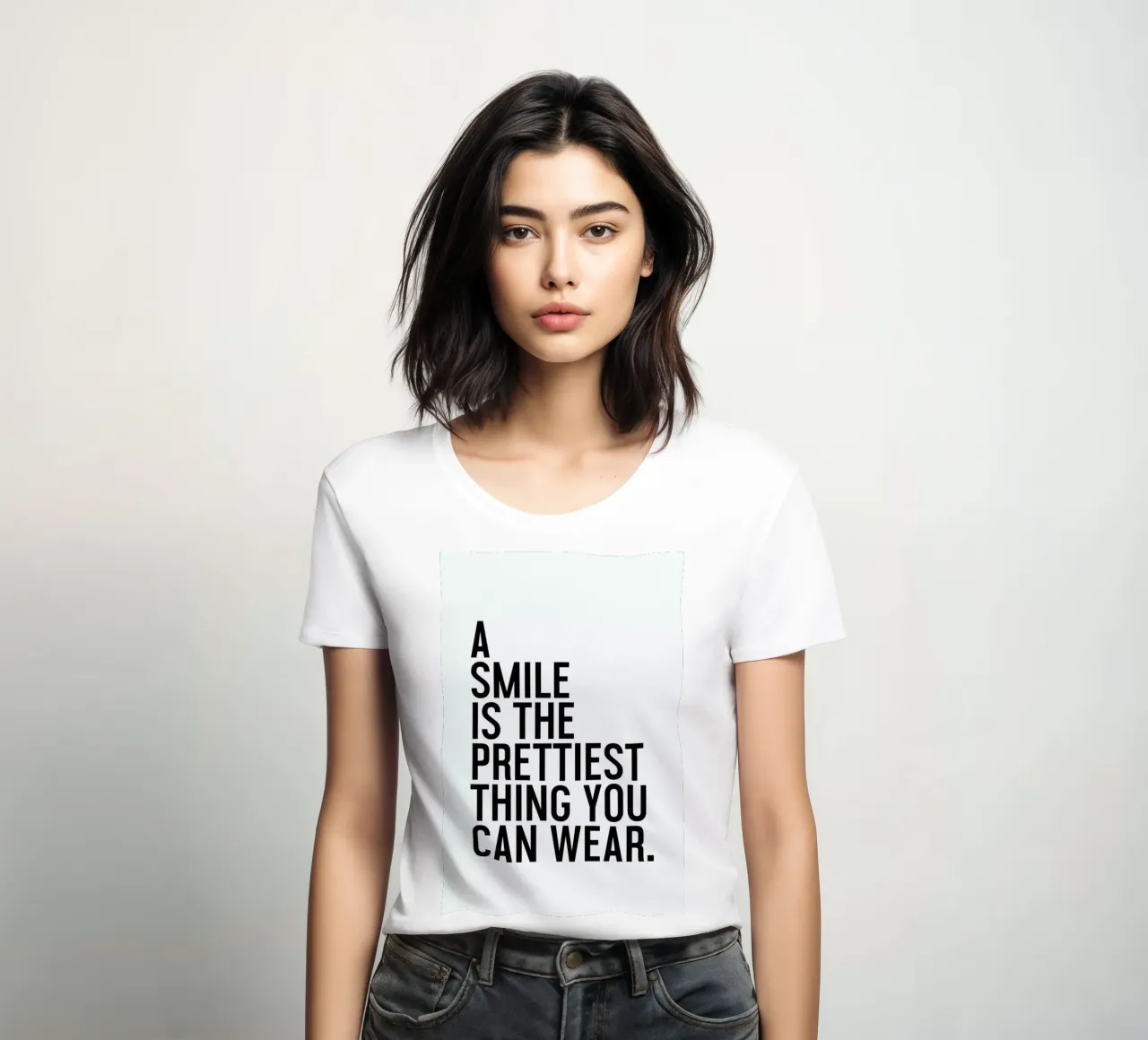 A Smile Is The Prettiest t-shirt da donna da Honeymoon Hotel
