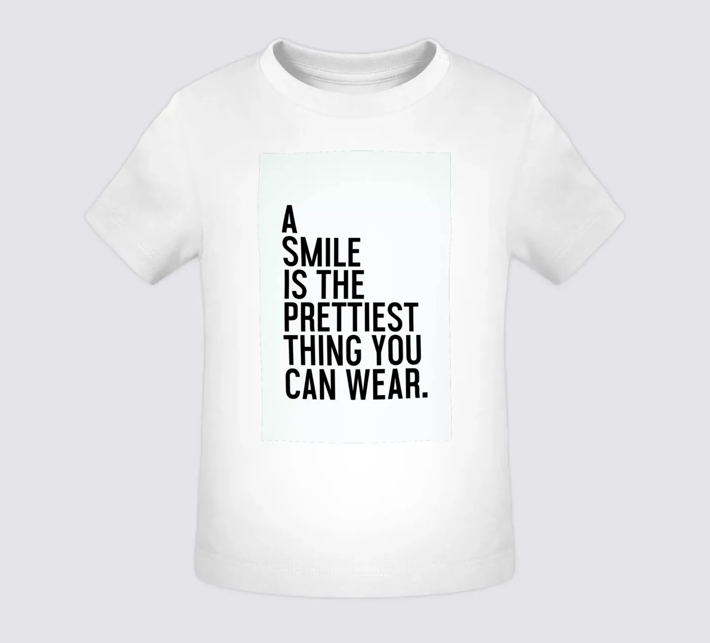 A Smile Is The Prettiest maglietta neonato da Honeymoon Hotel