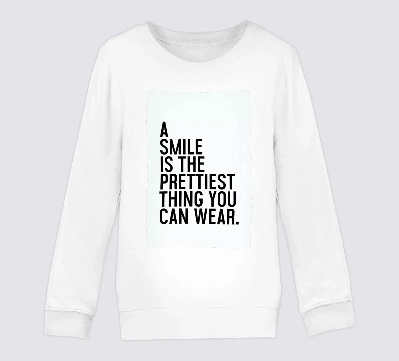 A Smile Is The Prettiest felpa bambino da Honeymoon Hotel