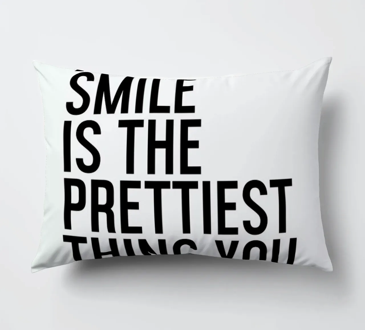 A Smile Is The Prettiest cuscino da Honeymoon Hotel