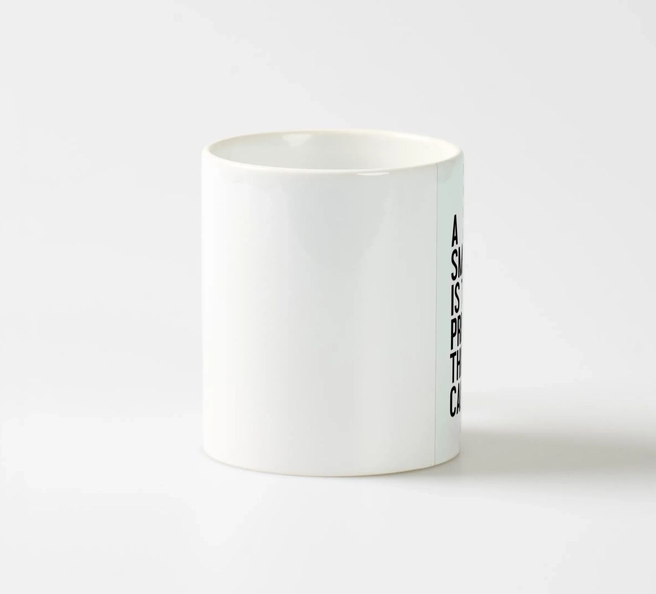 A Smile Is The Prettiest tazza in ceramica da Honeymoon Hotel