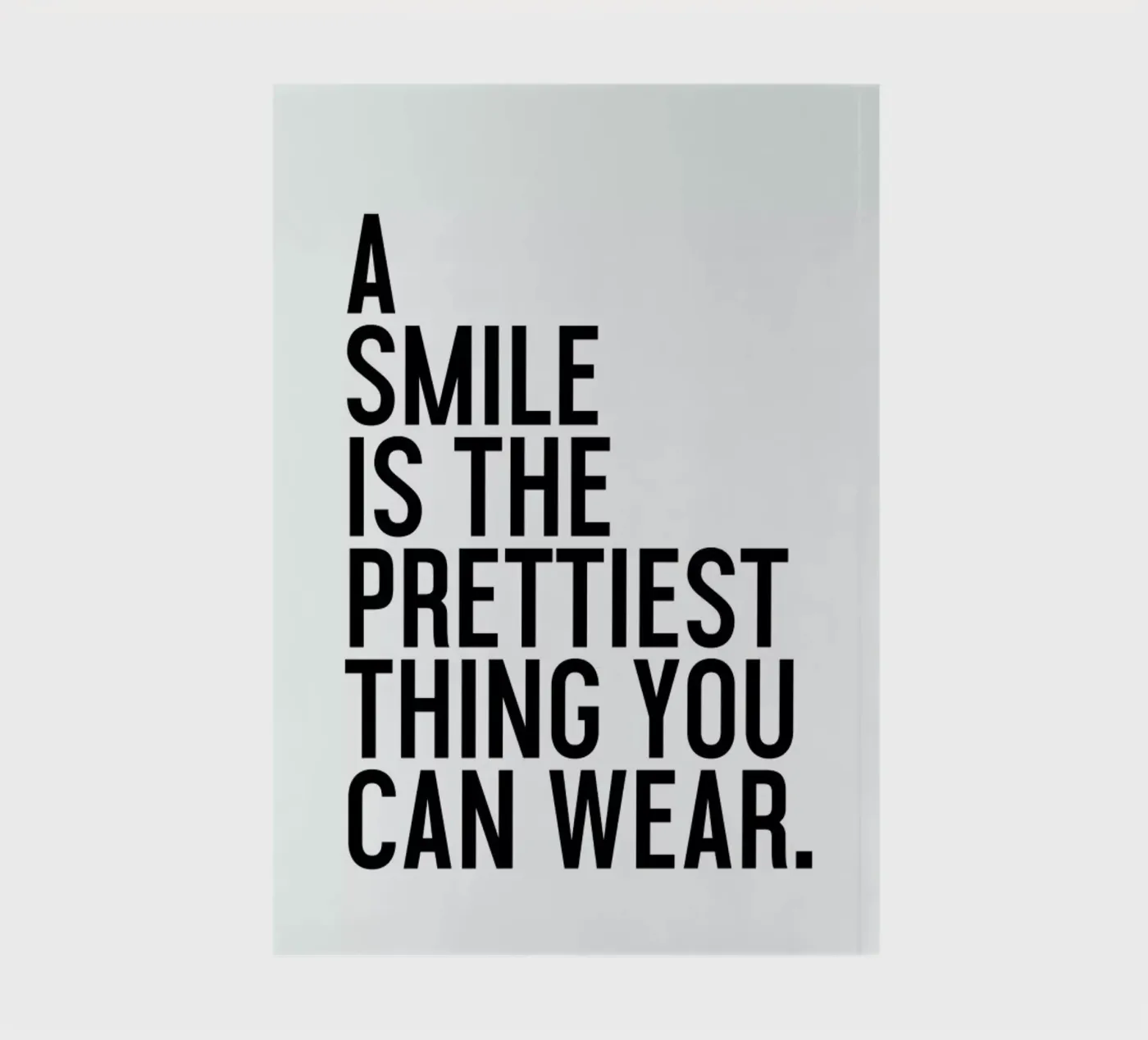 A Smile Is The Prettiest quaderno da Honeymoon Hotel
