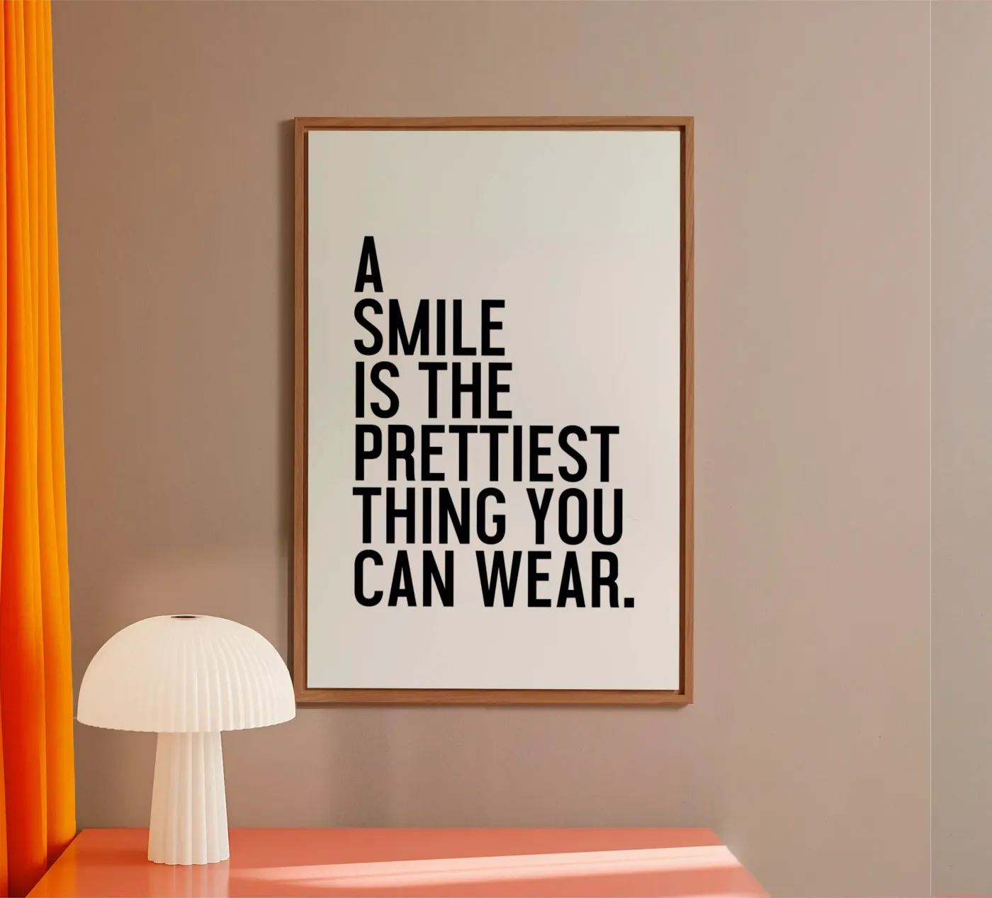 A Smile Is The Prettiest alluminio dibond da Honeymoon Hotel