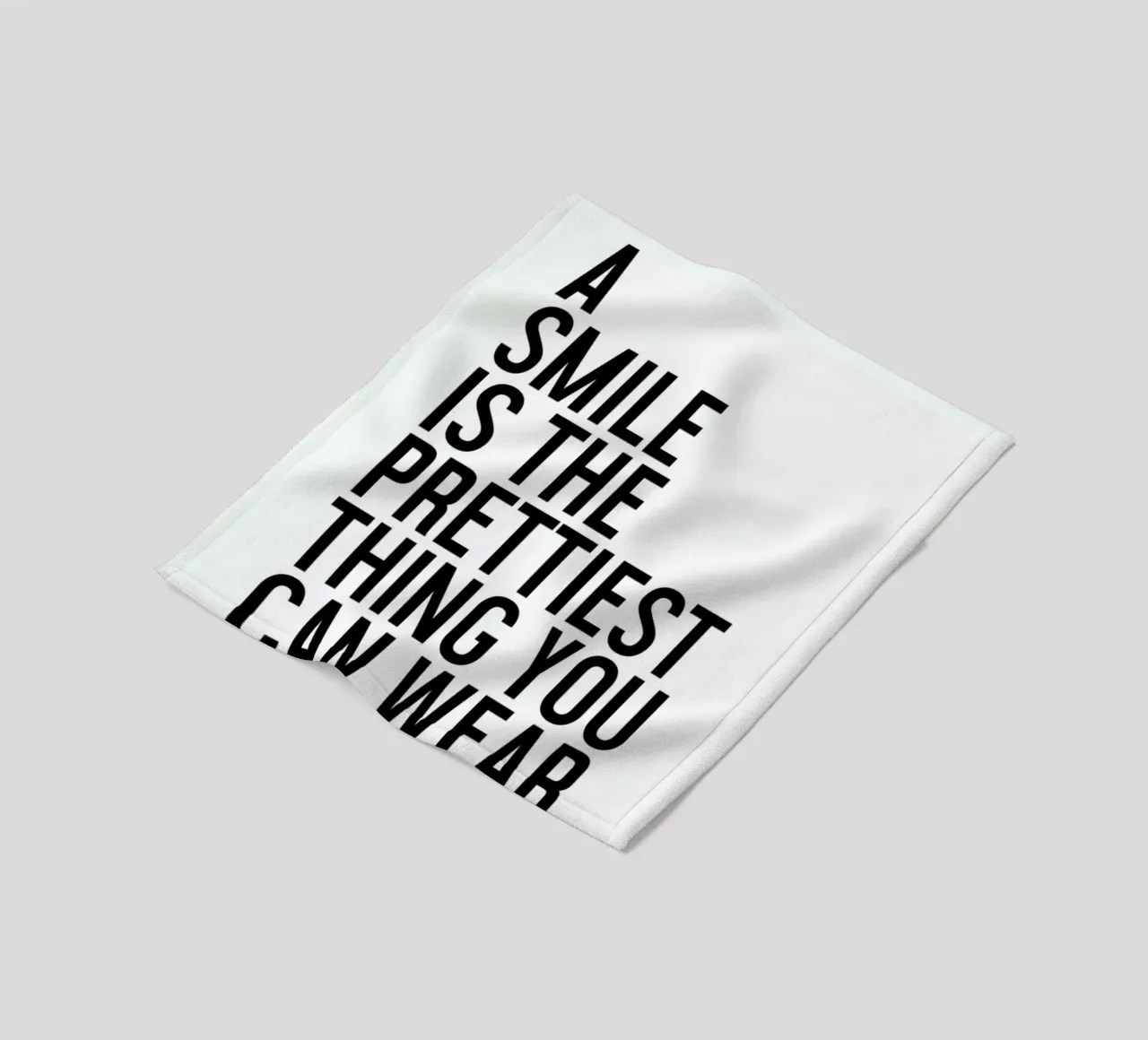 A Smile Is The Prettiest coperta in pile da Honeymoon Hotel