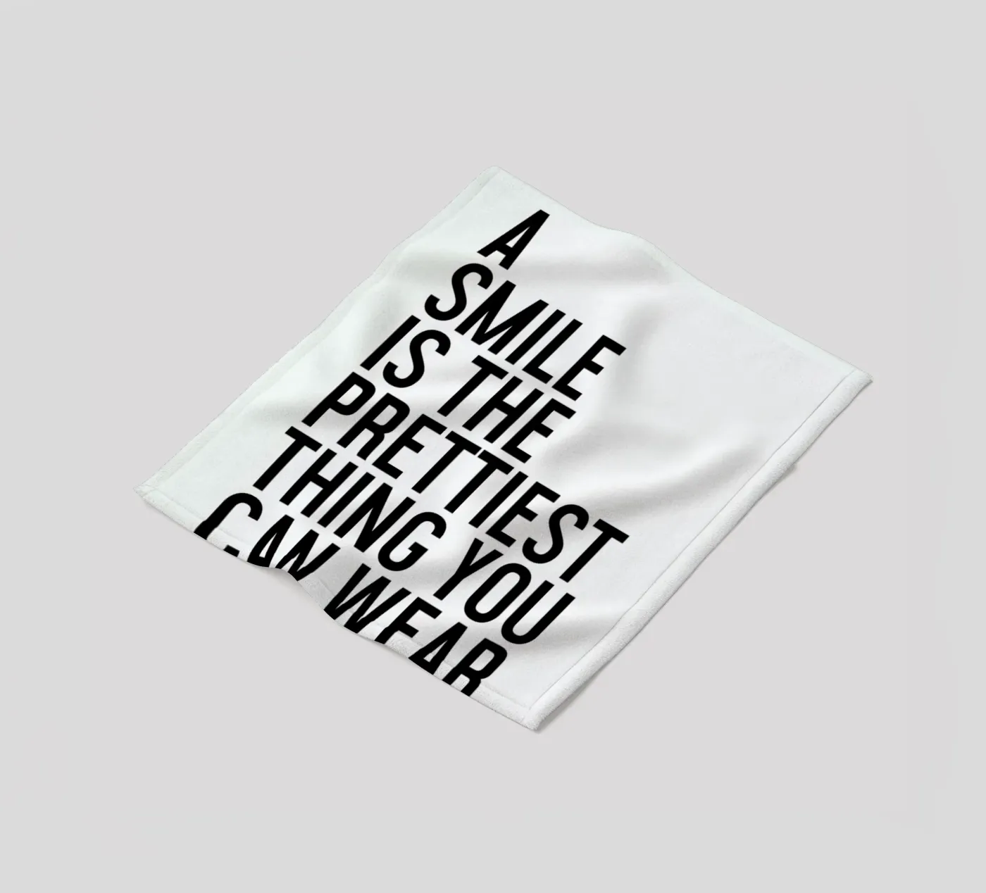 A Smile Is The Prettiest coperta in pile da Honeymoon Hotel