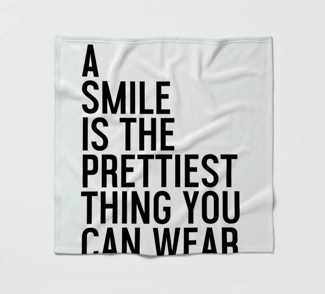 A Smile Is The Prettiest coperta in pile da Honeymoon Hotel