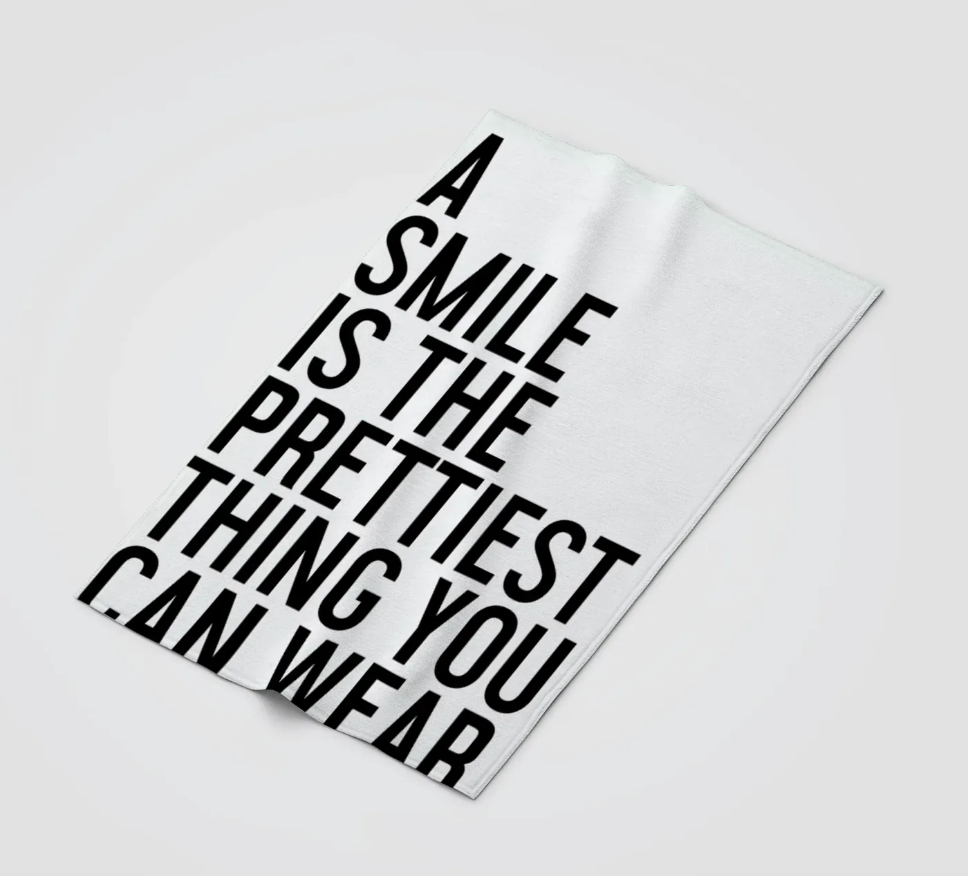 A Smile Is The Prettiest coperta in pile da Honeymoon Hotel