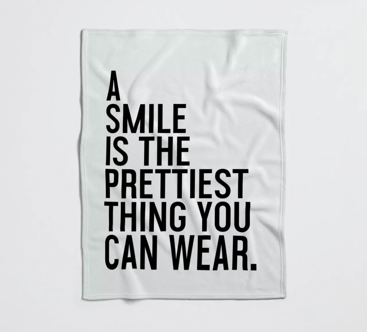 A Smile Is The Prettiest coperta in pile da Honeymoon Hotel