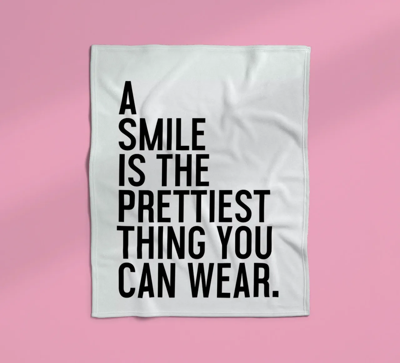 A Smile Is The Prettiest coperta in pile da Honeymoon Hotel