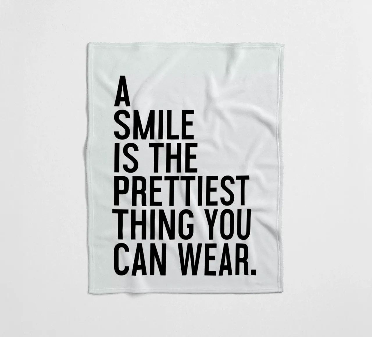 A Smile Is The Prettiest coperta in pile da Honeymoon Hotel