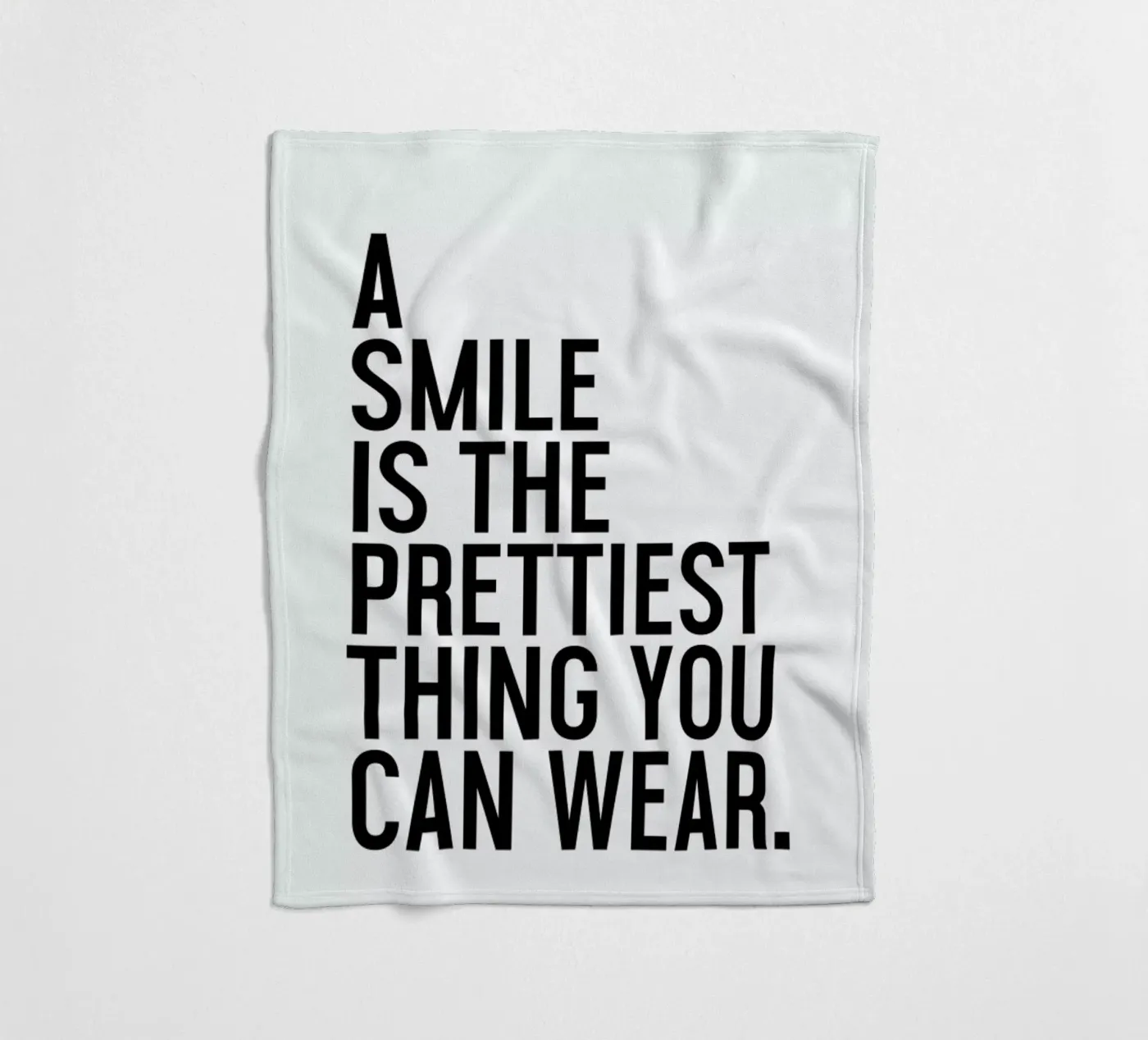 A Smile Is The Prettiest coperta in pile da Honeymoon Hotel